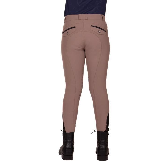 Pantalon D'équitation Beroy Fille Beige, Taille 12 Ans (grand) D'occasion
