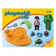 PLAYMOBIL 9119 - PLAYMOBIL 1.2.3 - Île de Pirate pour enfants de 18 mois et plus-2