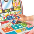 CLEMENTONI - L'ordi des tout-petits - Jouet éducatif interactif pour enfant - 5 activités - Blanc-2