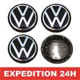 4x 56mm VW Logo Jante Cache Moyeu Centre De Roue Piqûres Emblème Pour Volkswagen 6N0 601 171-2