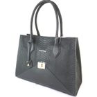 Sac à Main Vintage Jacques Esterel En Cuir Reptile - Style épaule, Multicolore, Occasion En Très Bon état