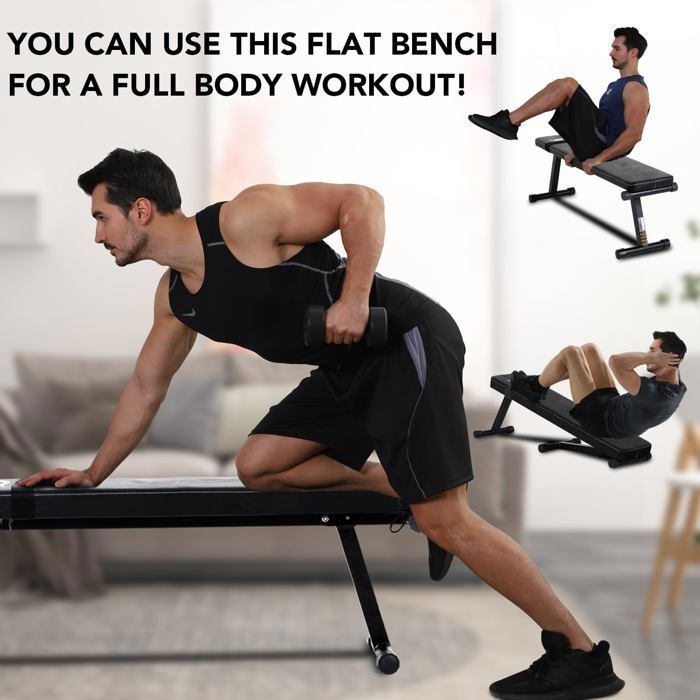 Novonova Banc de musculation multifonction pliable avec support d Novonova Banc de musculation multifonction pliable avec support d