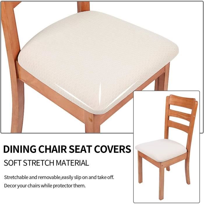 Housses De Siège Imperméables Genina - Protection élégante Pour Chaises De Salle à Manger - Lot De 2