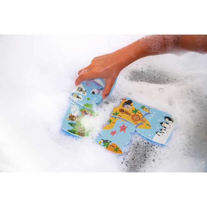 Puzzle du Monde pour le Bain JANOD 28 pièces Jouet de bain