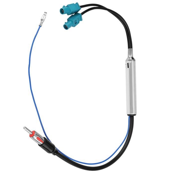 XCSOURCE Câble Adaptateur Antenne Autoradio / Stéréo Mâle Din FAKRA vers  Antenne Auto AM / FM pour Ford / BMW / VW MA559
