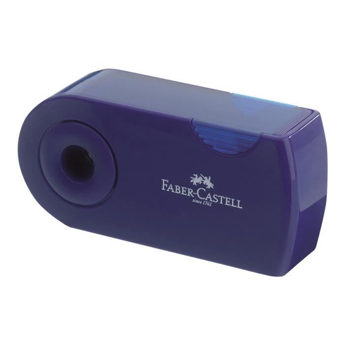 Taille-Crayon Double Faber-Castell Coccinelle - Pour Crayons Standard/Jumbo - Avec Gomme Intégrée - Motif Animal