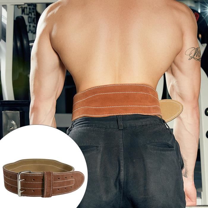 Ceinture d halt rophilie Support dorsal large en cuir PU