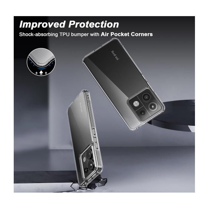 Coque antichoc transparente cool pour Xiaomi Redmi Note 13 Pro 5G