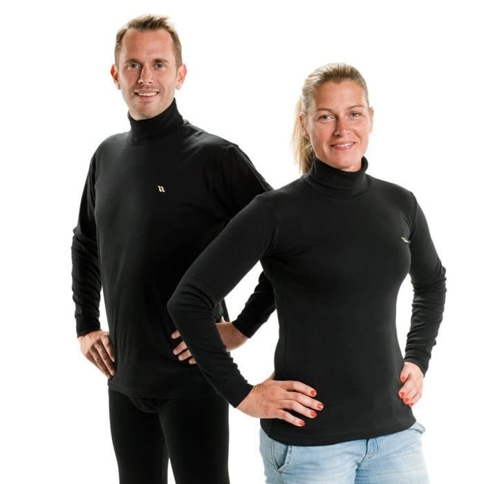 Pull col roulé femme noir outlet