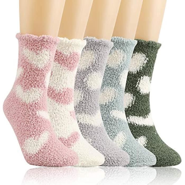 Chaussettes Polaires pour Enfants et Femmes - 5 Paires - Multicolore -  Respirantes multicolor - Cdiscount Sport