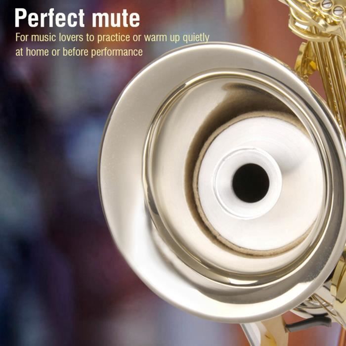 PAMINGONO Sourdine Saxophone Alto Alliage Aluminium
