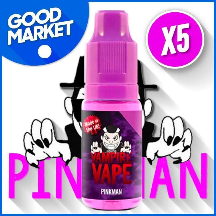 PINKMAN 3MG VAMPIRE VAPE 20 X 10 ML LOT E-LIQUIDE - Cdiscount Au quotidien