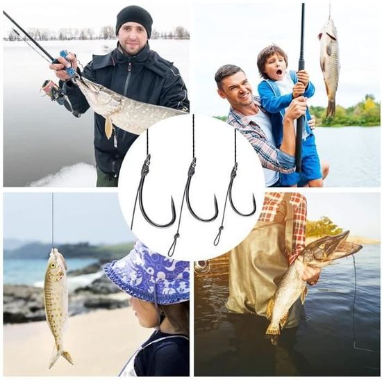 2 bas de ligne pour la pêche à la carpe dans toutes les situations