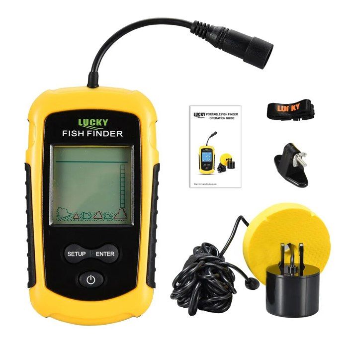 Détecteur De Poisson Sondeur Sans Fil Portable USXF08 – Écran Couleur 3.5'' IPX8, 50m