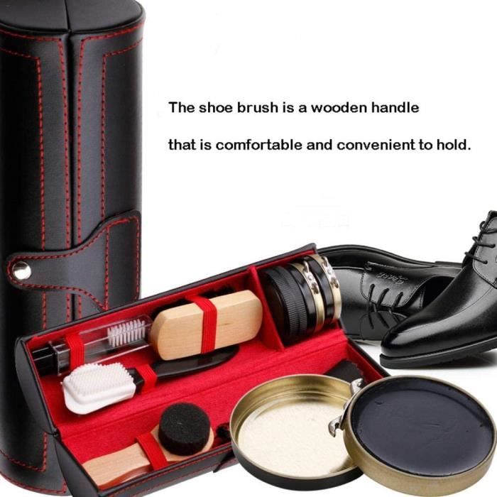 Kit complet pour l'entretien des chaussures en cuir