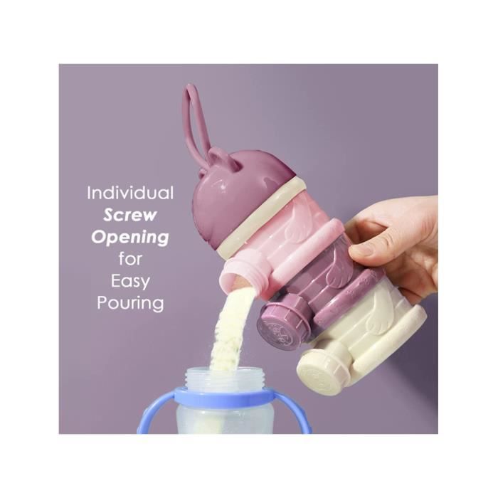 L2N Boîte Doseuse De Lait 3 Compartiments , Boite Lait