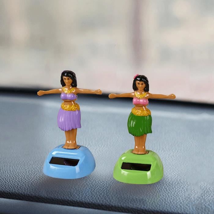 Jaune - Figurine Tahitienne Solaire Danseuse Pour Tableau De Bord De Voiture,  Hula, Décoration Automobile, Ac - Cdiscount Auto