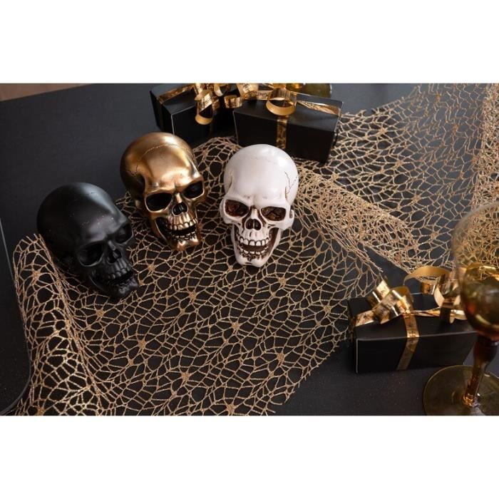 Pièce Commémorative Tête De Crâne Halloween – Alliage 4 Cm – Cadeau Collectionneur