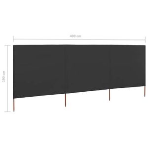 IDMarket Paravent Extérieur Rétractable 160x500 Cm Gris Clair – Store Latéral Brise-Vue Anti-UV Et Imperméable