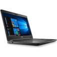 Dell Latitude 5480 14" HD Intel Core i5 Disque dur SSD 256 Go 8 Go Windows 10 Pro Webcam Business Notebook Notebook (certifié e[180]-0