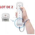 2 x Wii motion plus pour manette Wiimote Nintendo Wii  - Blanc-0