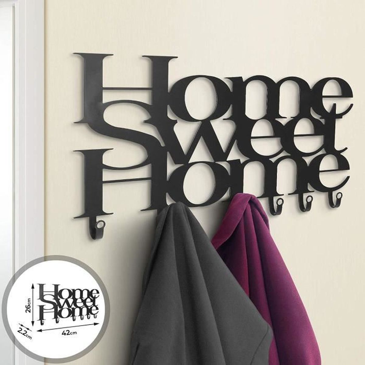 Luxens Noir Mat Fer Achat Vente Pas Cher