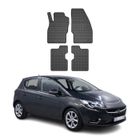 OMAC Tapis de Sol pour Opel Corsa E 2014-2019 Caoutchouc Noir