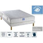 AMELINE BELLE LITERIE Ensemble matelas Passion BELLE LITERIE 140x190 + sommier tapissier + jeu de 4 pieds offerts