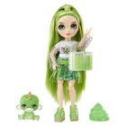 Rainbow High Poupée Mannequin avec Kit de Slime et Animal de Compagnie - Jade (Vert) - Poupée Pailletée 28 cm avec Kit de Slime