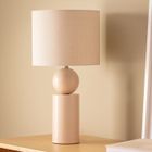 TECHBREY Lampe à Poser Céramique Rahma Beige