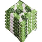 Coussins de chaise - YSTP - Lot de 6 - 40x40cm - Vert - Motif feuilles