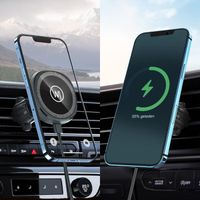 Wicked Chili Support Voiture 15W avec Fonction de Charge,Compatible avec MagSafe iPhone 15,14,13,12 Pro,Max,Plus,Mini Chargeur sa