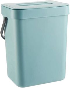 POUBELLE - CORBEILLE Gris/bleu Petite poubelle à compost de cuisine de 