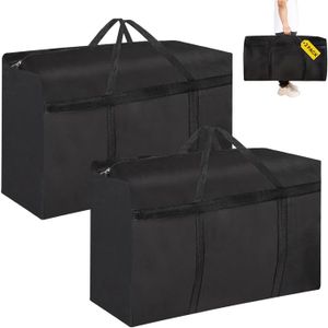 Lot De 5 Grands Sacs De Rangement Vêtements Jumbo - Idéal Déménagement & Stockage