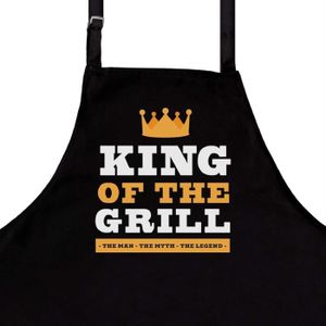 TABLIER DE CUISINE Tablier pour barbecue et cuisine - Qualité supérieure - Taille unique - King Of The Grill
