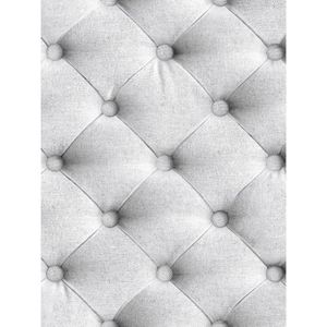 Arthouse Desire Chesterfield Cuir Papier Peint Effet Métallique Fard Argent
