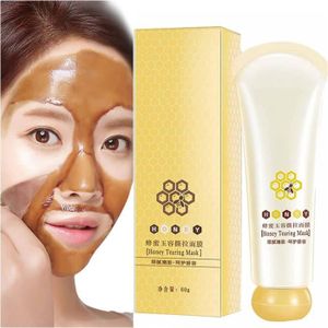 MASQUE VISAGE - PATCH Masque de déchirure au miel pour peaux mortes et pores - Masque de nettoyage en profondeur - Masque de miel pour tous les types