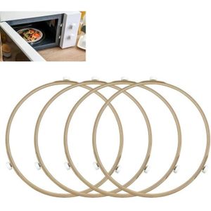 vhbw Plateau tournant en verre de 25.5cm support en Y remplace Bosch 11002491 pour micro-ondes