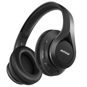 CASQUE - ÉCOUTEURS Casque audio Mpow 059 IPO - Noir - Bluetooth 5.0 -
