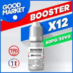 Booster de nicotine pas cher - Nicoboost 20mg 50/50 à 0.62€ l'unité