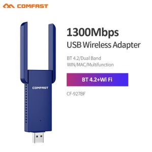 COMFAST – Clé Wifi et bluetooth - carte réseau wi-fi CF-723B 2 en 1, 150  mb/s, adaptateur sans fil pour PC et téléphone