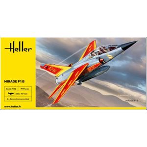 AVION - HÉLICO Maquette avion - HELLER - Mirage F1 B - Décorations fournies - N°518 - 30-SR