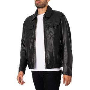 Blouson cuir shop homme cdiscount