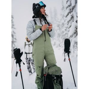 PANTALON DE SKI - SNOW Salopette De Ski / Snow Burton Kimmy Gore-tex 2l Vert Femme