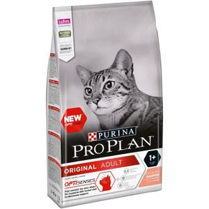 CROQUETTES Purina Proplan Original OptiSenses Chat Adulte Saumon Croquettes 1,5kg