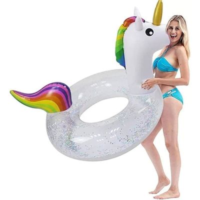 Bouée Gonflable Licorne Enfant 54 Cm – Cercle De Natation Fun Rose Pour Piscine Et Plage 5-9 Ans Bouée Licorne Gonflable