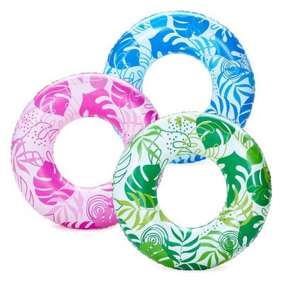 WAHAISON - Bouée Gonflable Piscine, Ronde Durable avec Poignée, Matelas d'Air Pneumatique, Radeau Flottant