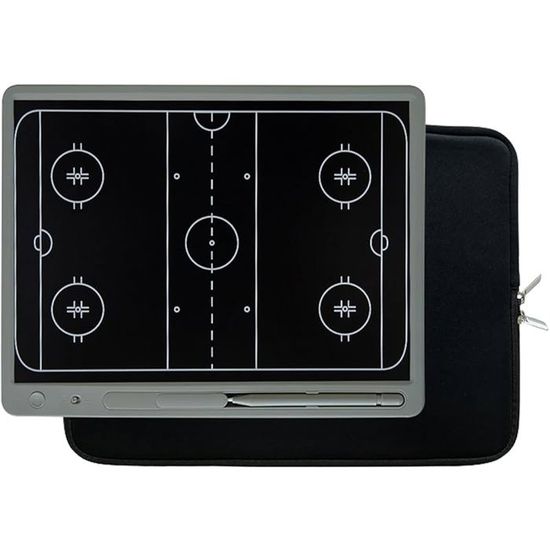Kueohse Planche d'entraînement de football électronique, 16 LCD, tableau de marquage de stratégie avec fonction de verrouillage pour football Kueohse Planche d'entraînement de football électronique, 16 LCD, tableau de marquage de stratégie avec fonction de verrouillage pour football