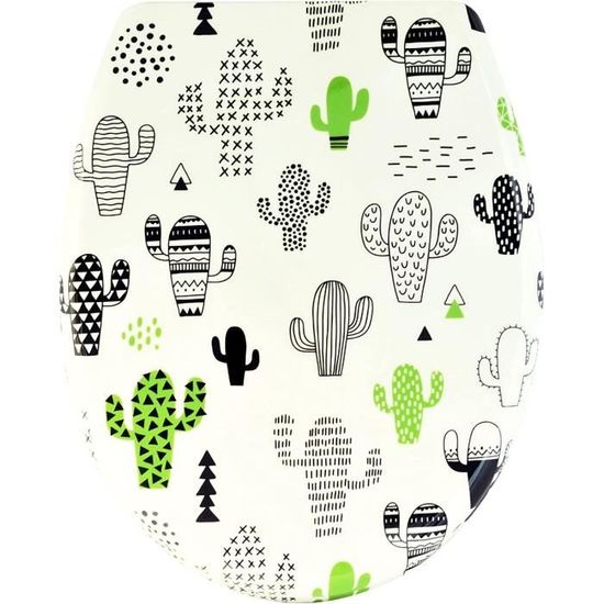 Abattant online wc cactus
