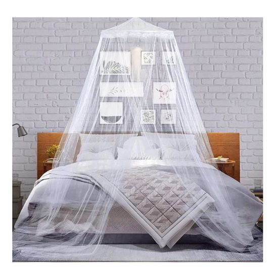 Moustiquaire De Lit Roysmart - Grand Format 220x210x200 Cm - Polyester, Sans Produits Chimiques - Pour Lits Simples à King-size - Installation Facile Sans Support